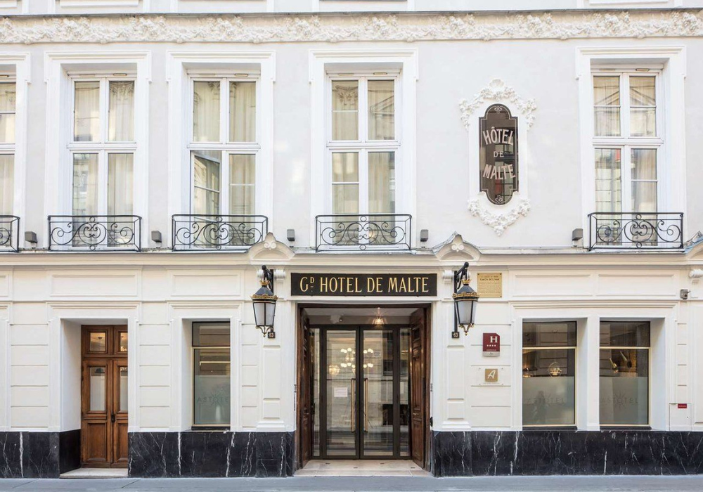 white hotel building